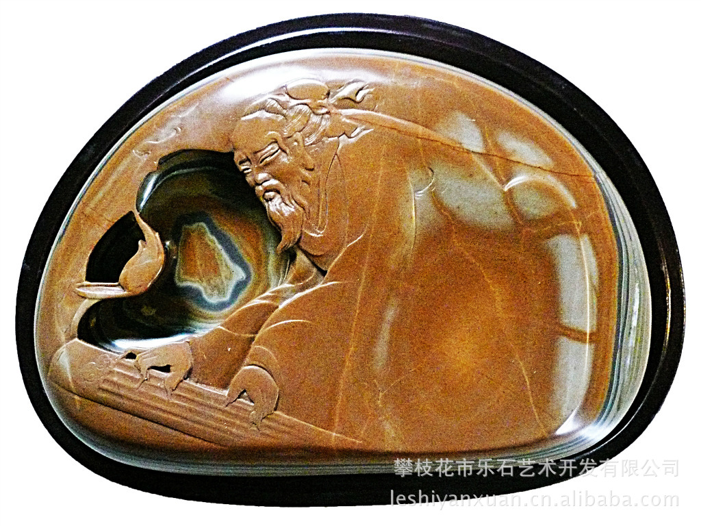 【苴卻石雕刻精品,高檔禮品 撫琴圖 苴卻硯擺件 2011193】價格,廠家,圖片,石膏、石料工藝品,攀枝花市樂石藝術開發-